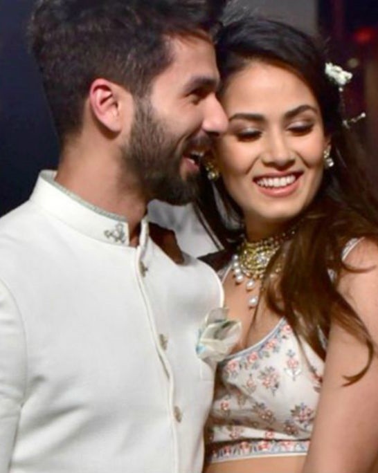 shahid kapoor with wife mira rajput