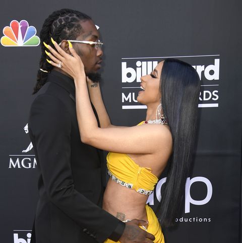 Cardi B with her boyfriend