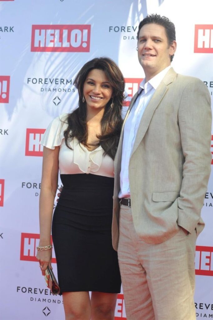 Diana Hayden with husband collin dick