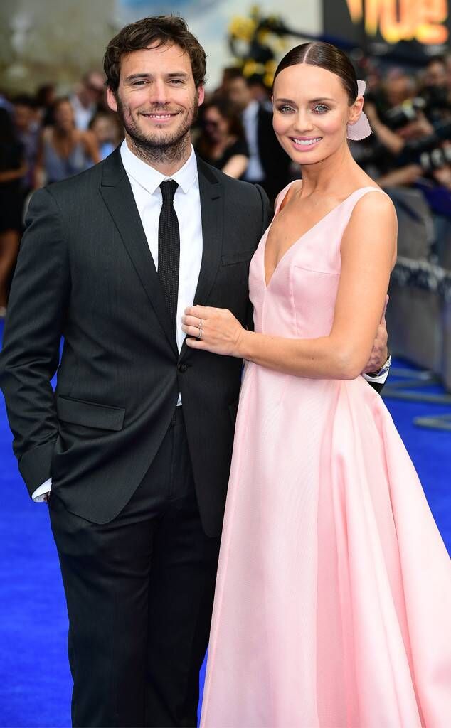 Laura Haddock with husband sam claflin