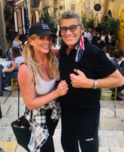 Christiana Boney with her ex-husband Steven Bauer