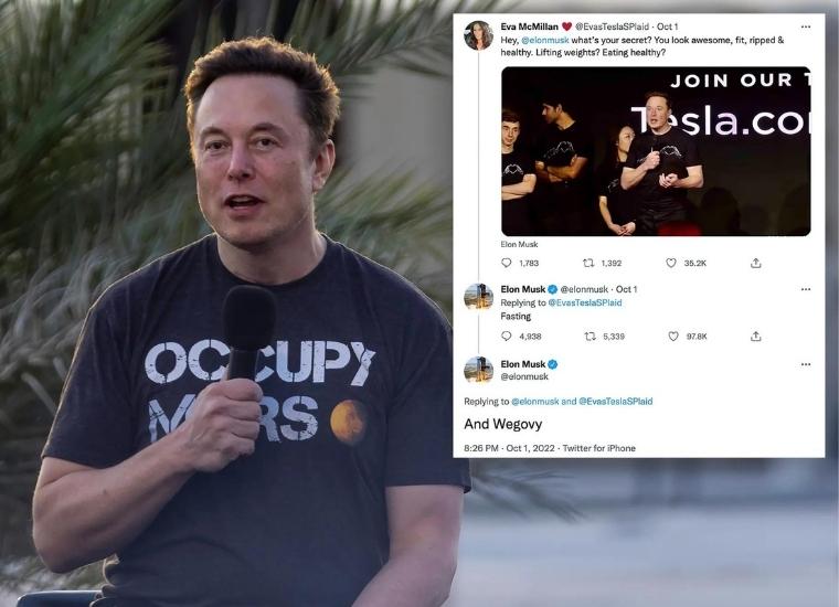 Elon Musk Used a Weight-Loss Medicine To Get 'Fit, Ripped, And Healthy'