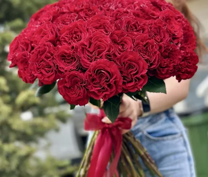 50 Roses Bouquet as gift