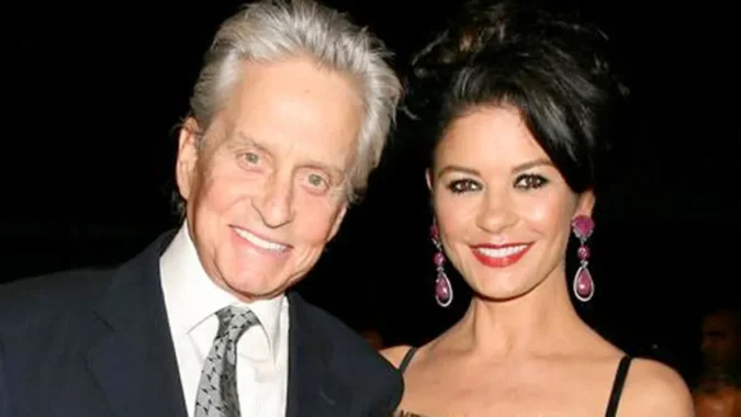 Catherine Zeta-Jones and Michael Douglas - a 25-year age difference