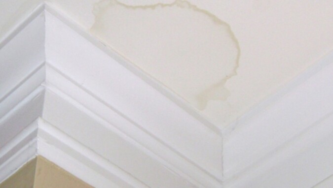 Water stain on the ceiling