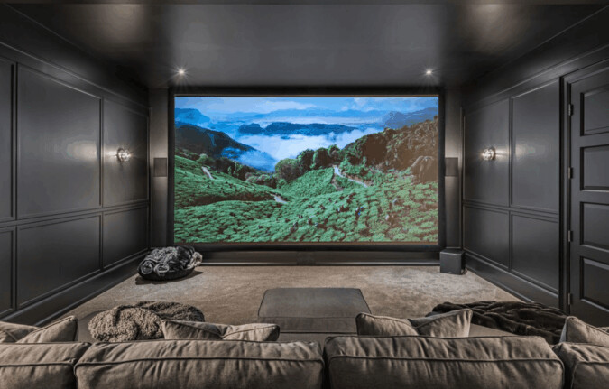 screen for movie night