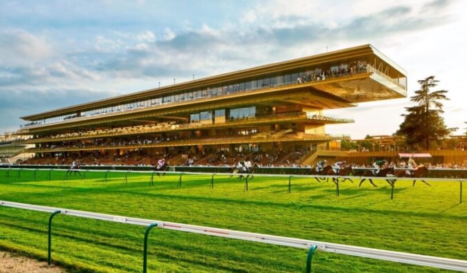 ParisLongchamp Racecourse on a sunny day