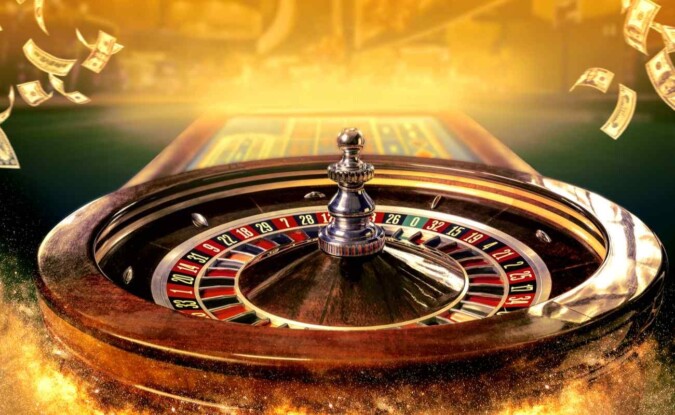 Amaizing golden roulette table